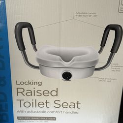 Locked Raised Toilet Seat