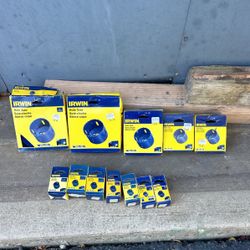 IRWIN HOLE SAWS From 6” To 7/8”