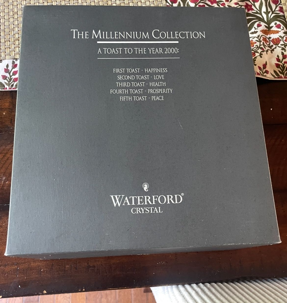 Waterford Crystal Millennium Collection 2000 champagne flutes
