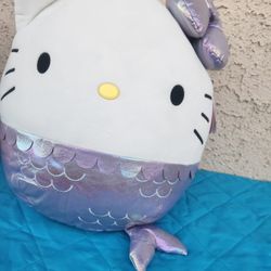 Squishmallows Hello Kitty 20" Giant Plush Toy - Mermaid