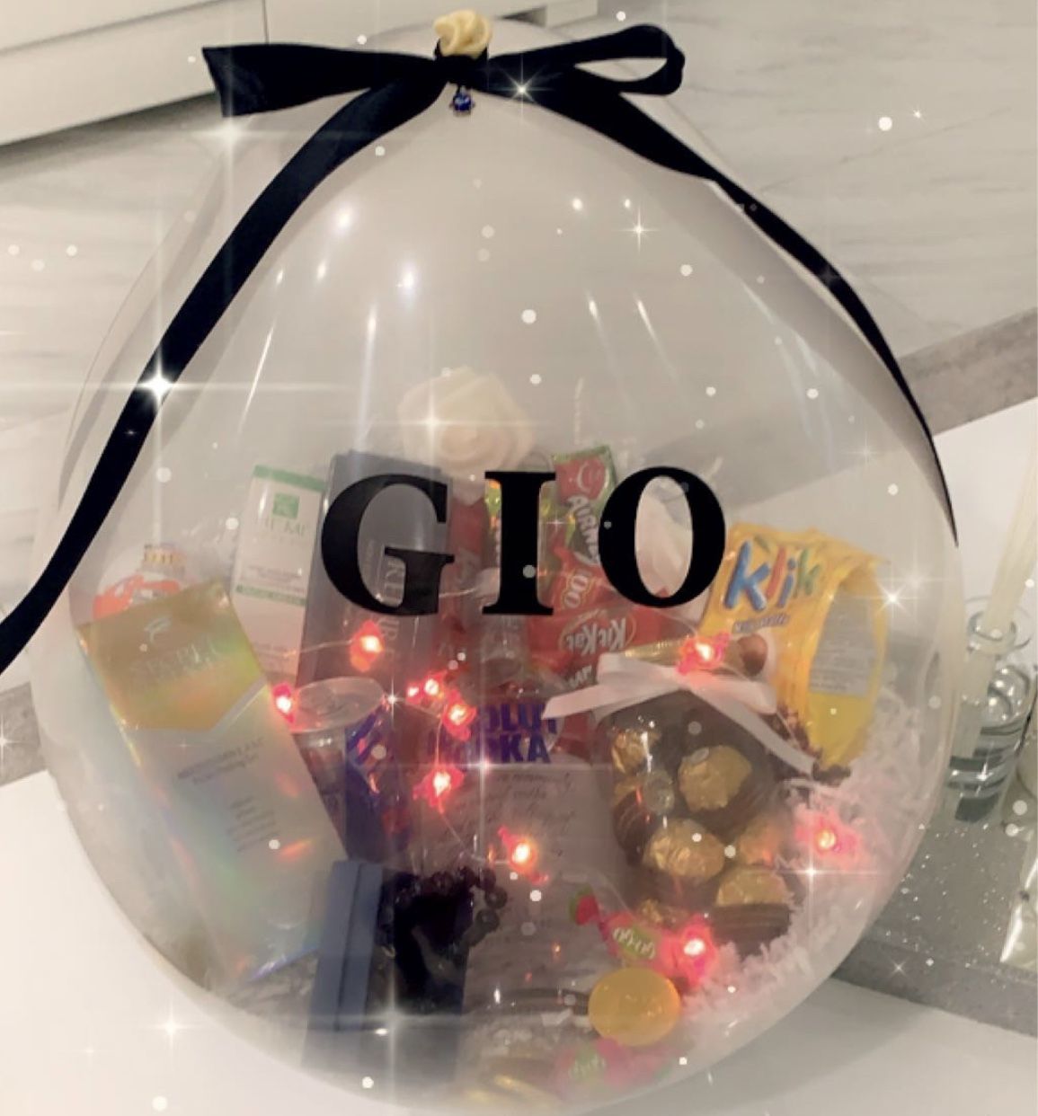 Gift balloons u can pick the items inside