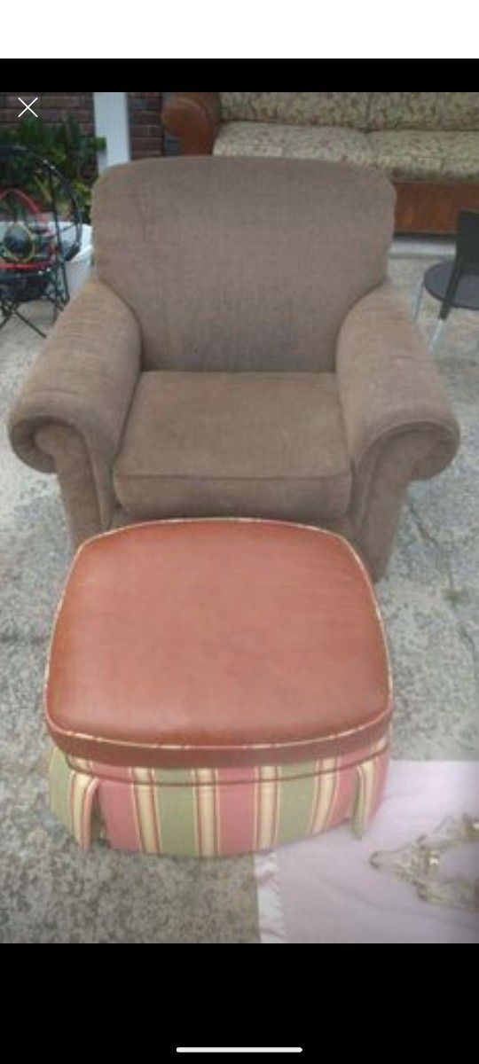 Couch, Chair, and Ottoman 