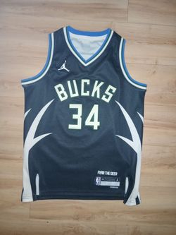 ​Authentic Jordan Brand Giannis Antetokounmpo Milwaukee Bucks Statement Edition Jersey - Size M