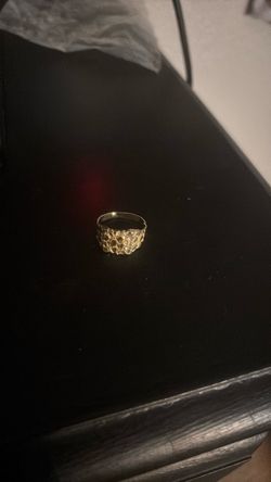 gold nugget ring
