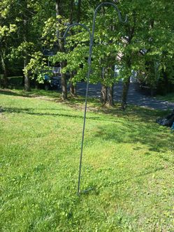 Double Shepherd Hook for bird feeders , hanging plants  & garden decor including lanterns