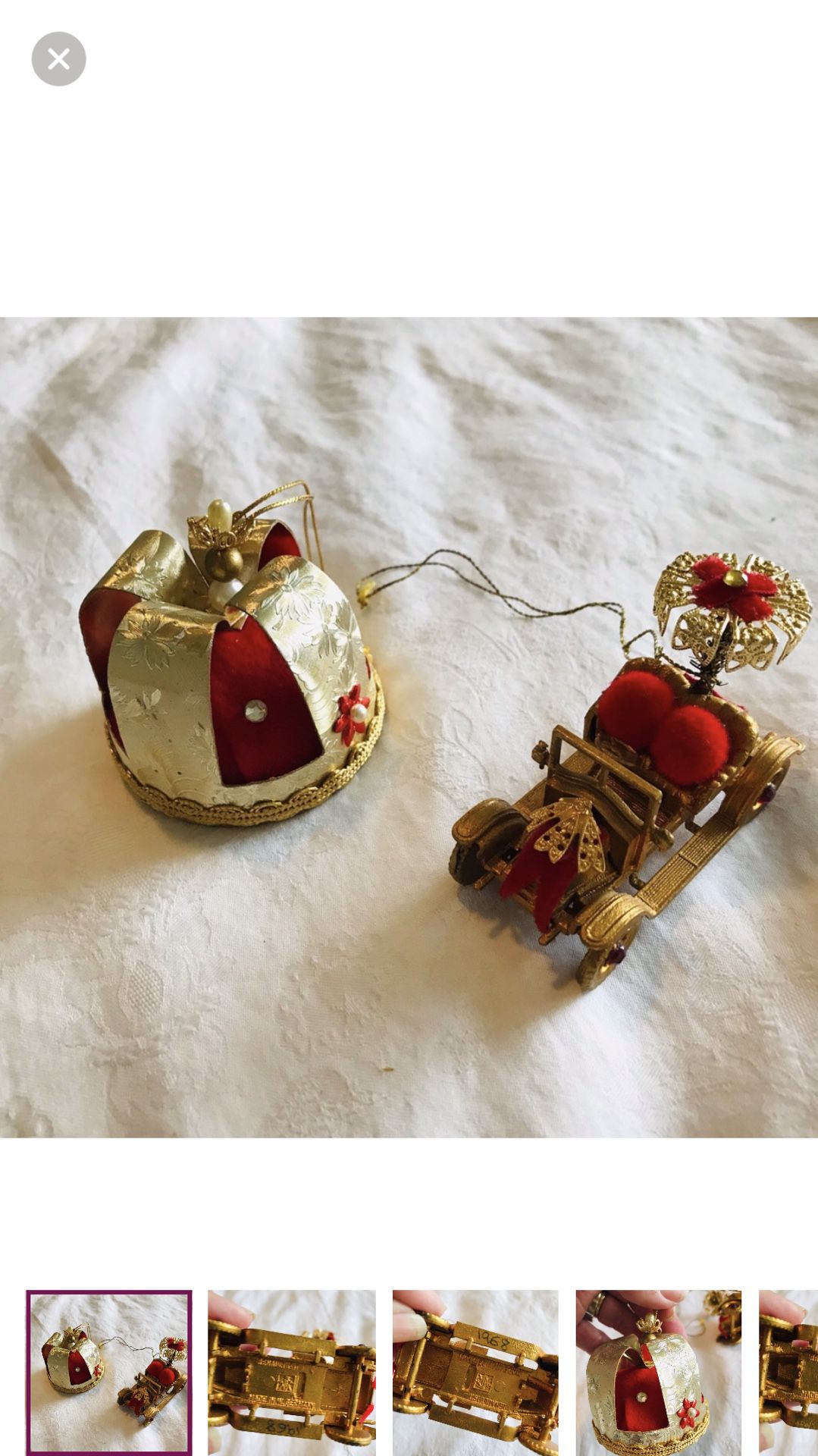 Vintage German ornaments