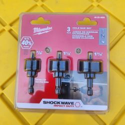 Milwaukee SHOCKWAVE Thin Wall Hole Saw High Speed Steel Kit (3-Piece