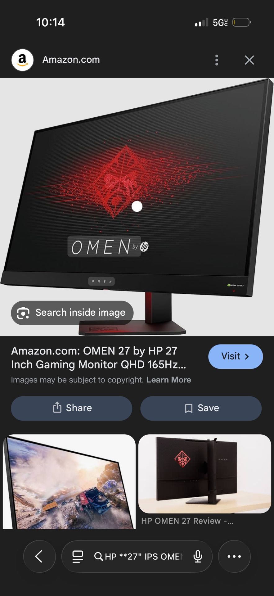 OMEN monitor