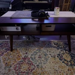 Mid-Century Modern Coffee Table with Storage