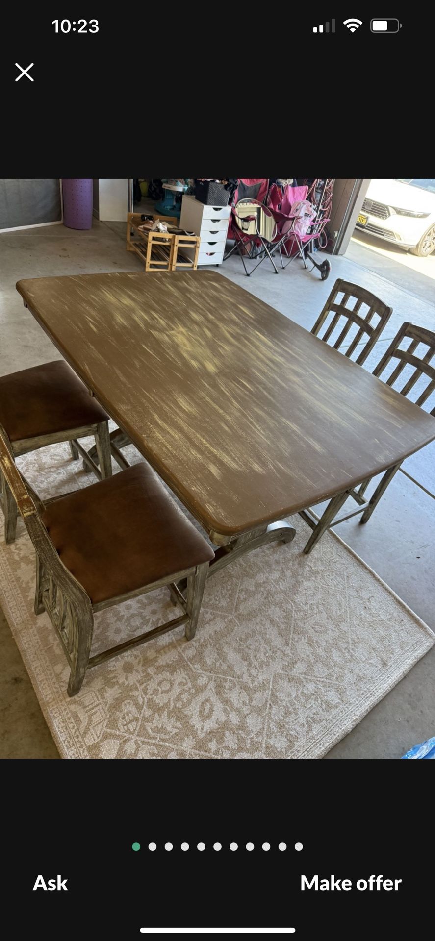Farm Dining Table 4 Chairs