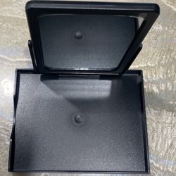 Mary Kay Black Face Rotating Folding Mirror with a Cosmetic Bag (See all pic for measurements) 