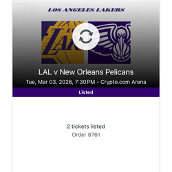 Lakers vs Pelicans tuesday march 3rd