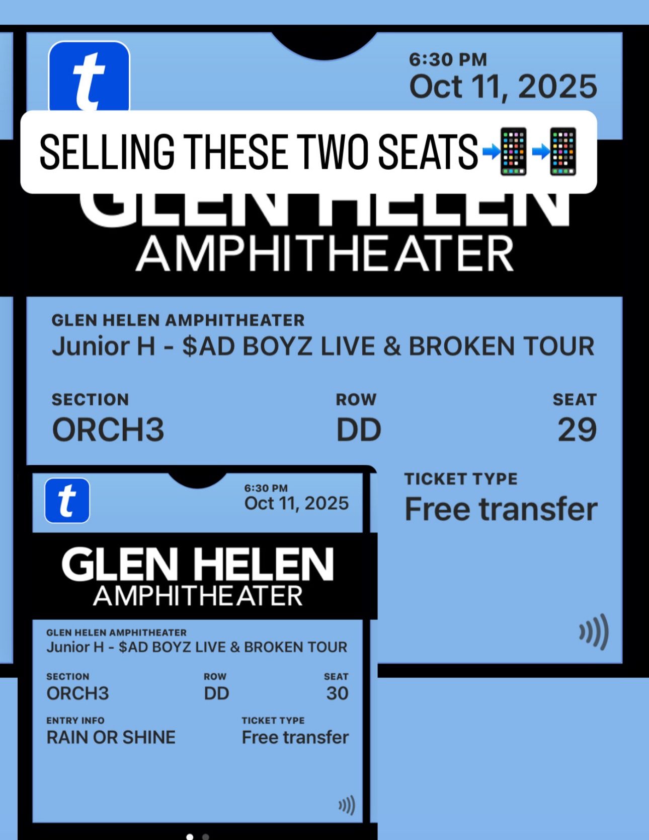 JR H Tickets