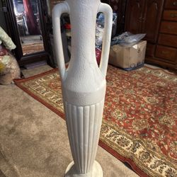 Tall Plaster Vase 