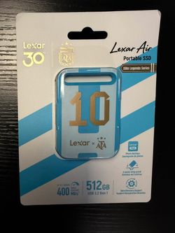 Messi / AFA Licensed 512GB Portable SSD - NEW (Collectors Edition)