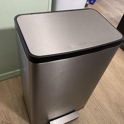 KOHLER 13-Gallon Stainless Steel Trash Can