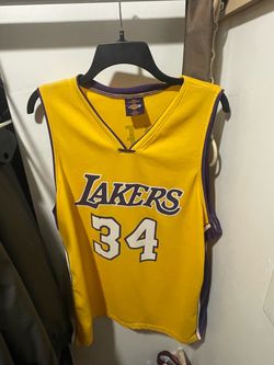 Lakers SHAQ jersey size XL links marketing group