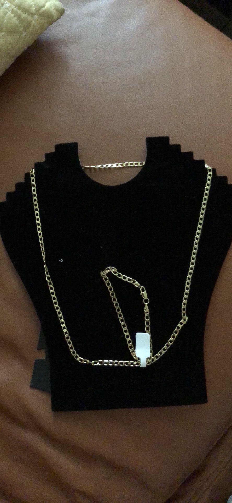 18kt Gold Plated Bracelet & Necklace Set(Please Read Description Completely)