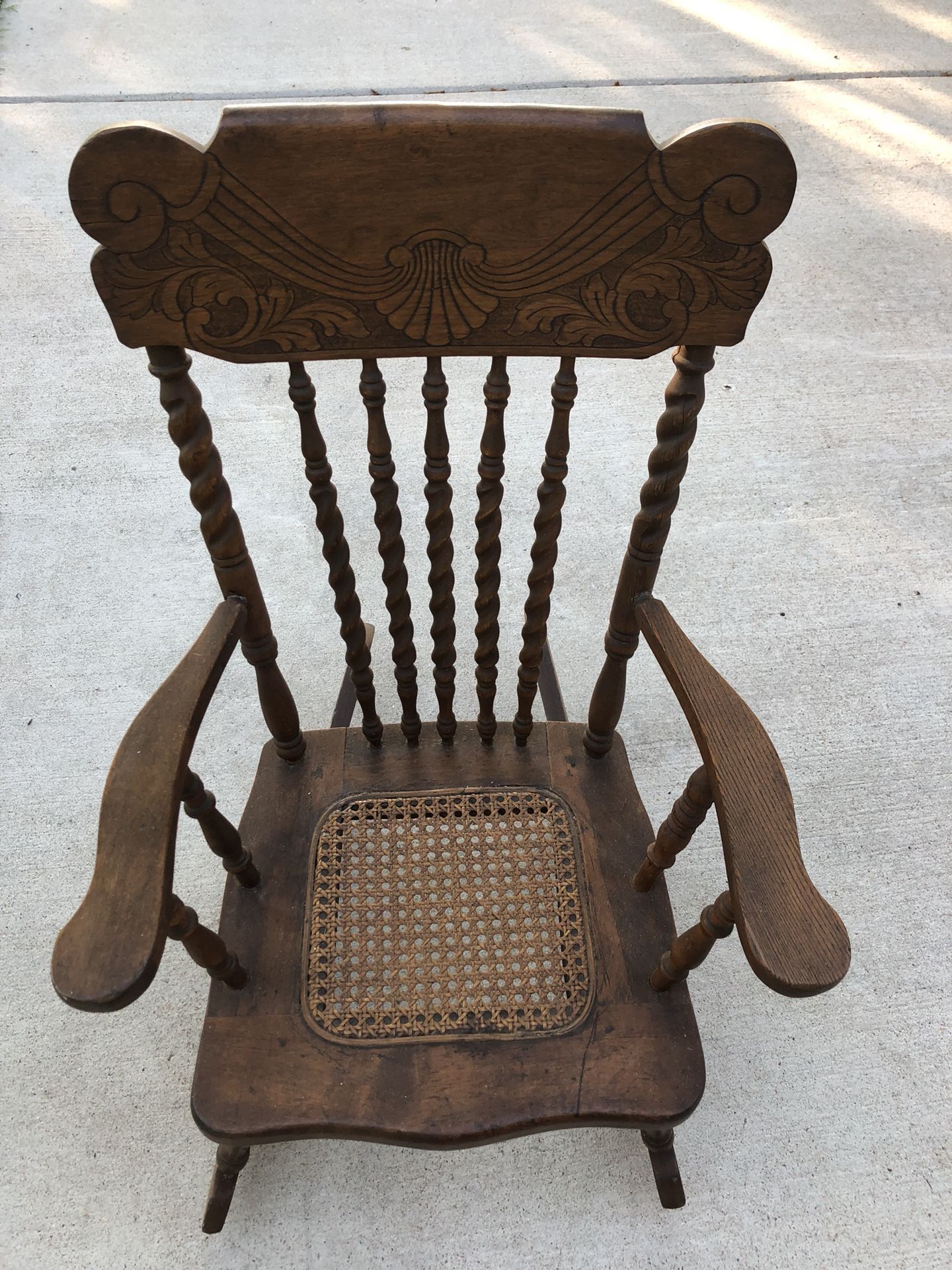 Antique child’s rocking chair