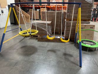 Metal swing