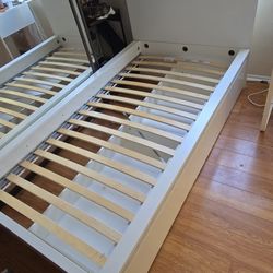 Ikea Twin Bed+ 2 Storage