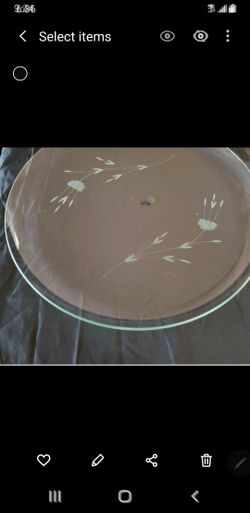 Princess House Crystal Plater