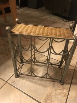 Rustic wine rack