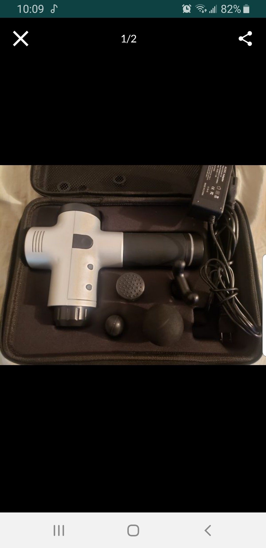 Massage gun new never used model 53000001-00 hypervolt