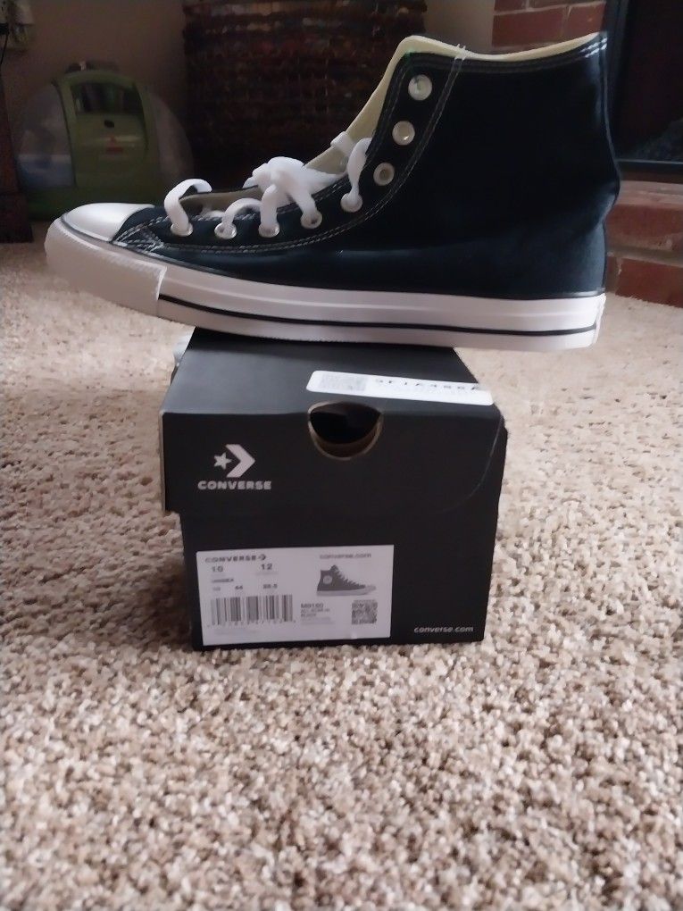 Black Chuck Taylor's