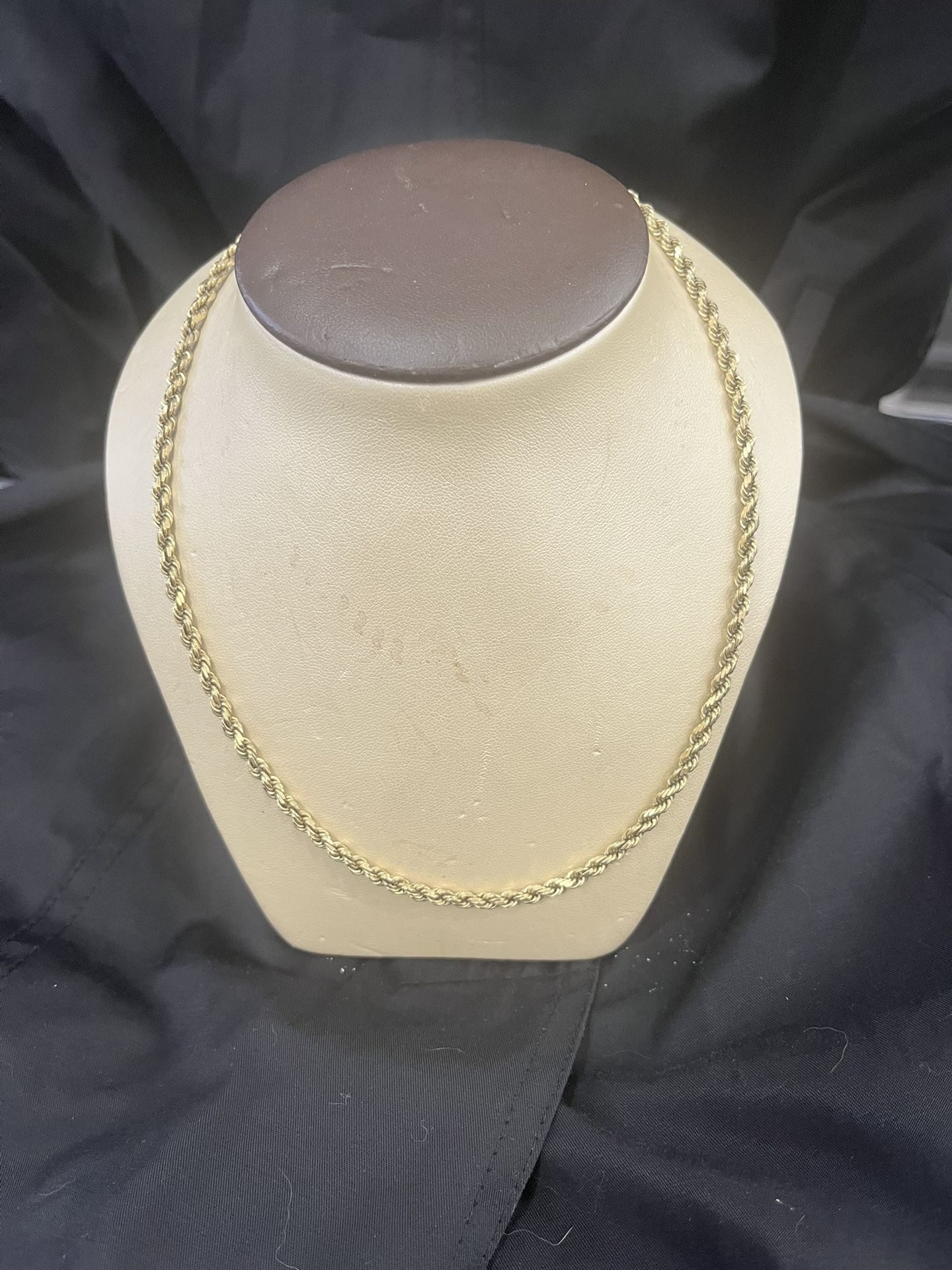 10 Karat Gold Rope Chain