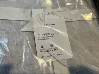 Pottery Barn curtains set