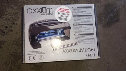 Axxium uv light gel system opi