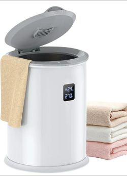 Towel Warmer Bucket Model N5 White Large Capacity for Robes Blankets
