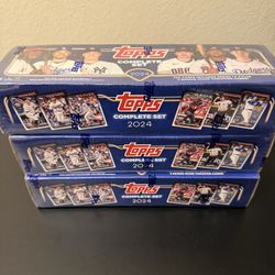3x Topps Complete Set 2004 Baseball Cards 
