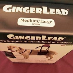 Ginger Lead Dog Harness