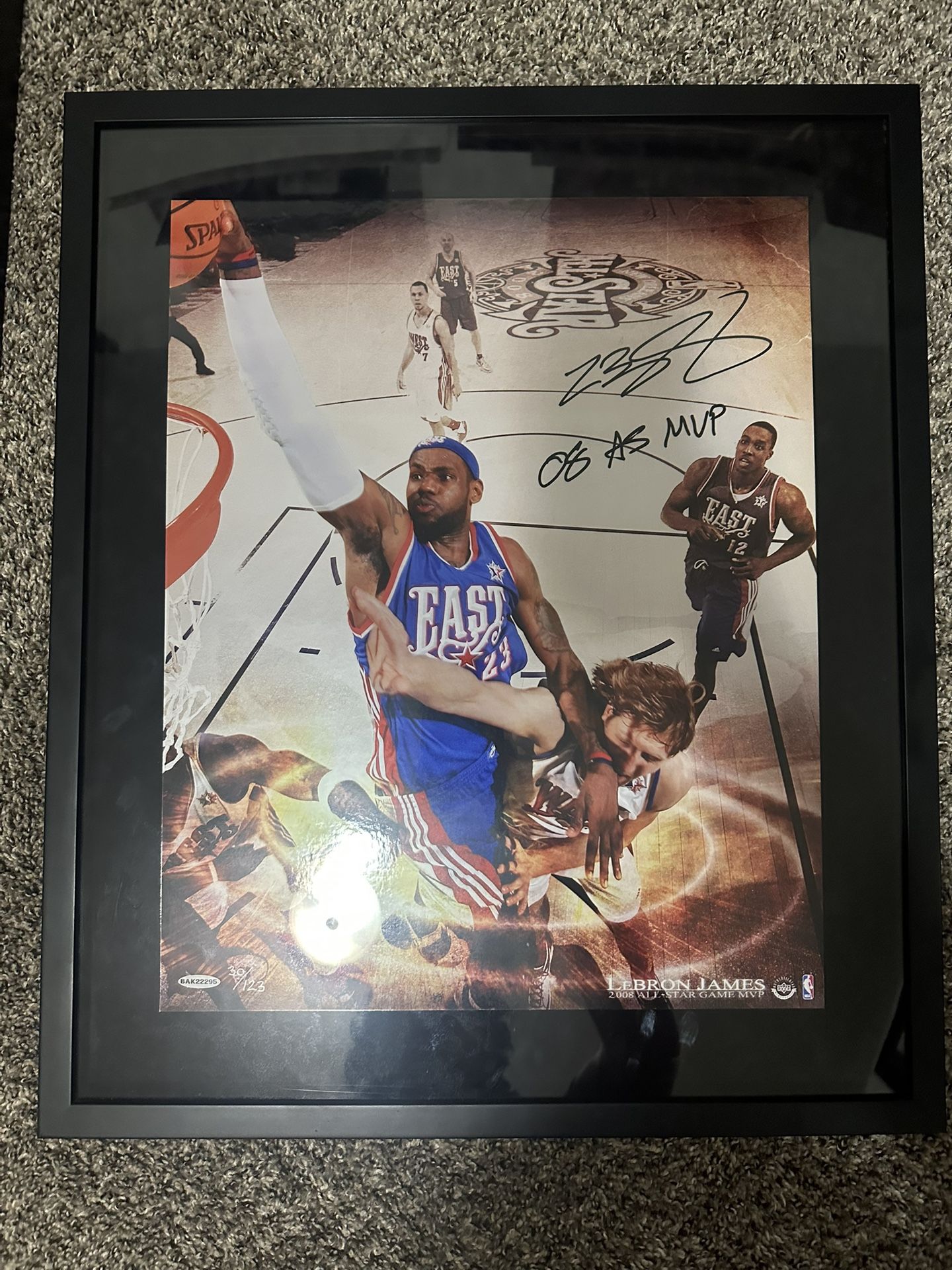 Lebron James Signed 16x20