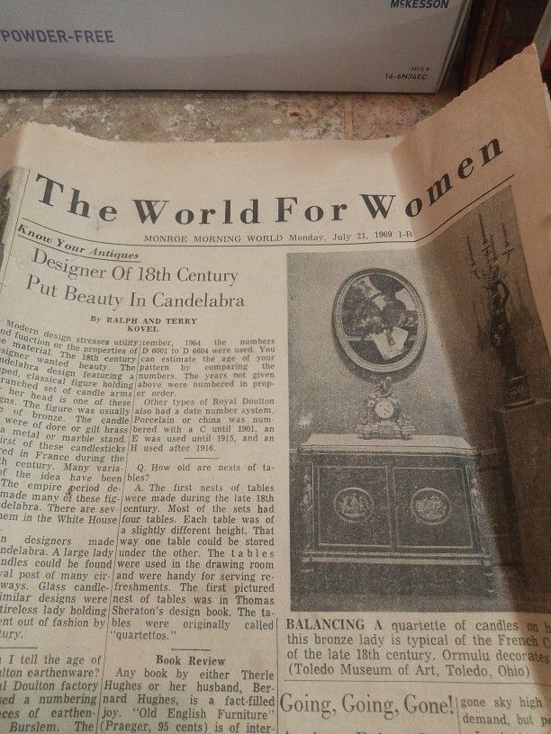 1969 Newspaper With Cartoons