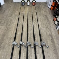Show Room Display Demo Accurate BVL-600SW Reels On Brand New Rods (Spooled with Your Choice Of Line)