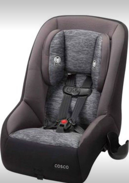 Cosco Mighty Fit 65 DX Convertible Car Seat (Heather Onyx Gray)