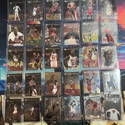 1998-99 Upper Deck Michael Jordan Lot (Jordan Tribute & Timeframe) 78 Cards