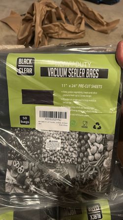 Vacuum Seal Bags 11”x24” - Brand New Unopened