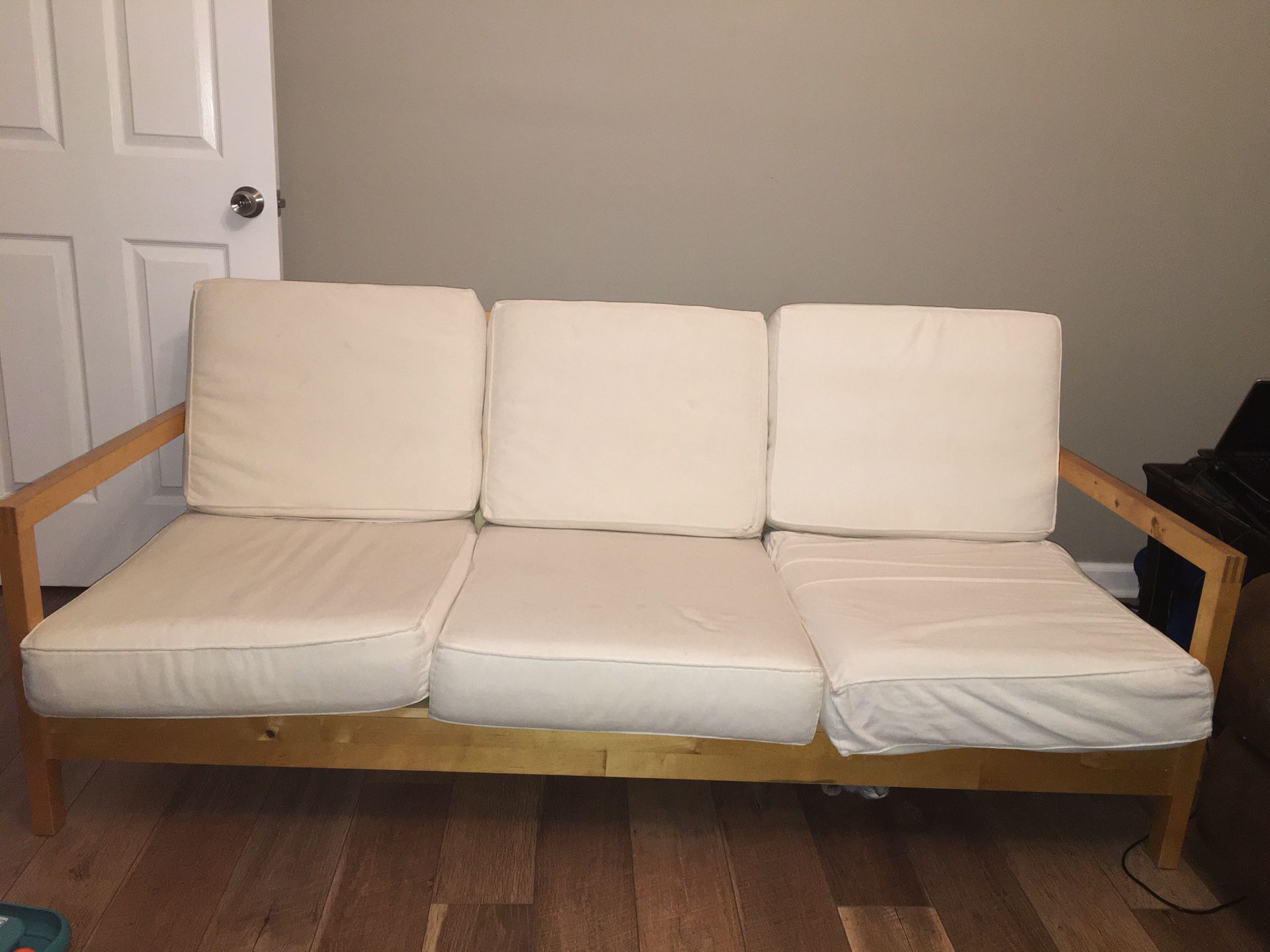 Free white couch