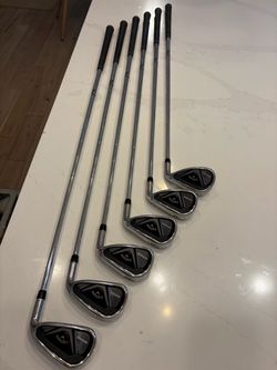 Callaway EDGE - RH Golf Club Iron Set -very good condition -standard length  -6 iron through 9, pitching wedge and sand wedge  -grips in good shape  -
