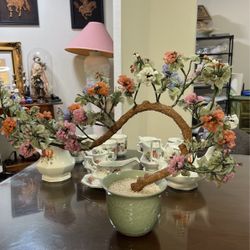 Jade Tree Cherry Blossom 24” X 16” Mint