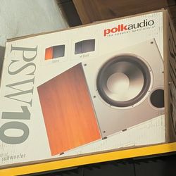 Polk Audio PSW10 Home Theater Subwoofer - Black