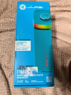 JLab JBuds Party Portable Bluetooth Speaker