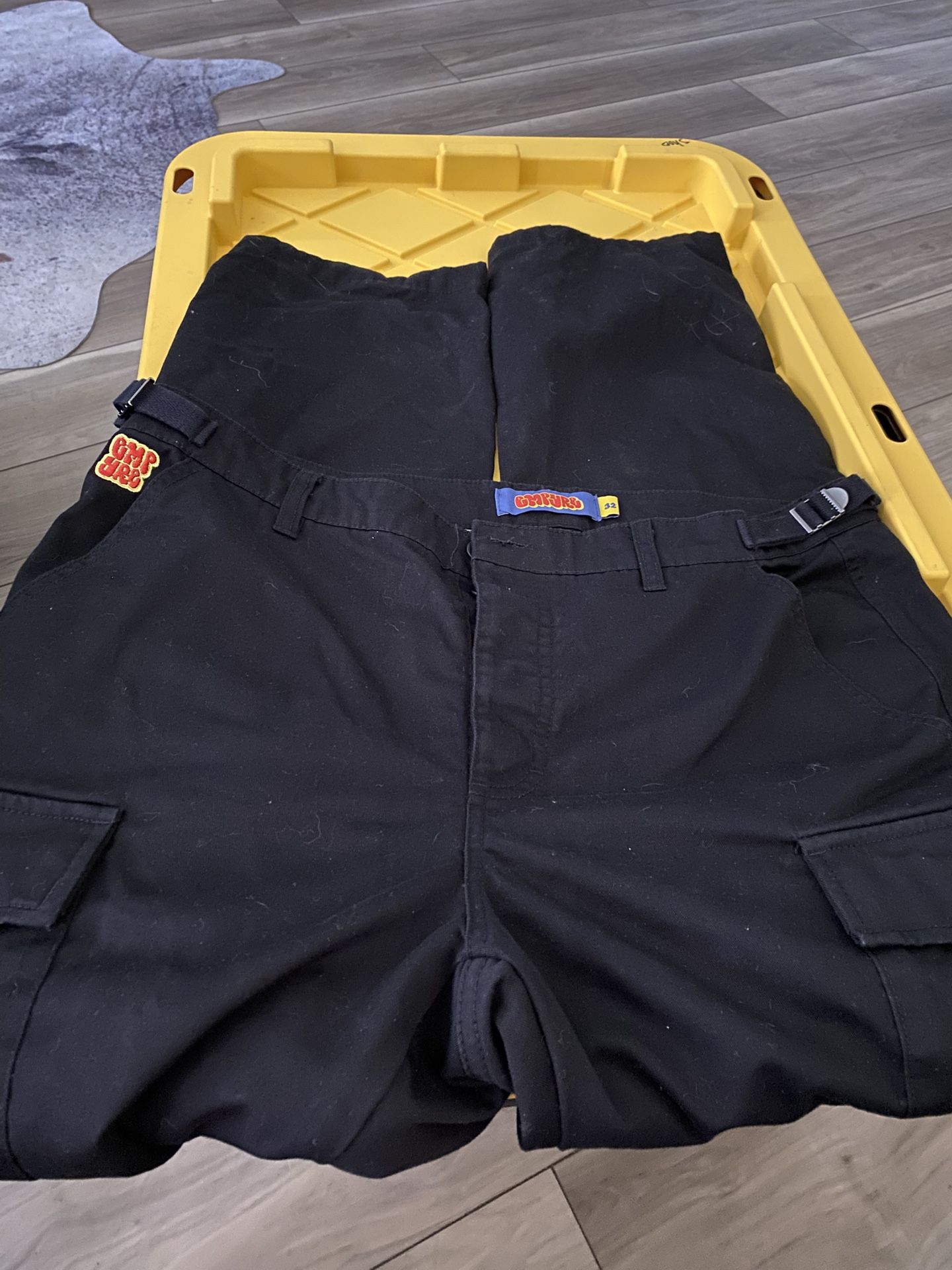 Zumiez Empyre Pants Men's 32 Black Relax Loose Fit Skate Baggy Y2K