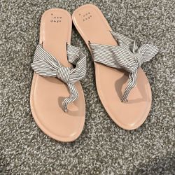 Stripped Sandals 