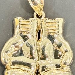 14 k Gold Boxing Gloves 