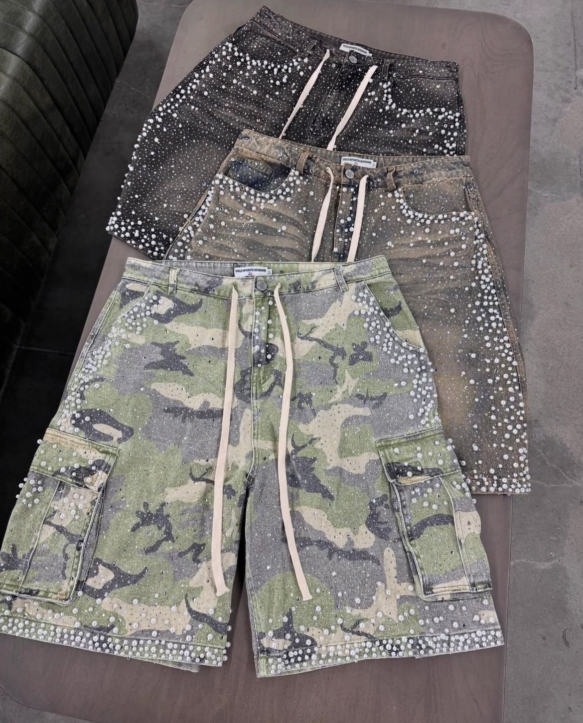 Vale Lives Forever ‘soulja camo jorts’  